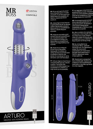 MR BOSS - ARTURO VIBRATOR & ROTATOR KOMPATIBEL - WATCHME WIRELESS TECHNOLOGY - Vibrierende Rotatoren