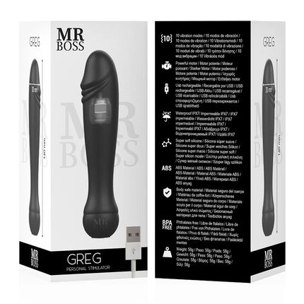 MR BOSS - GREG PERSONAL STIMULATOR - Minivibrator