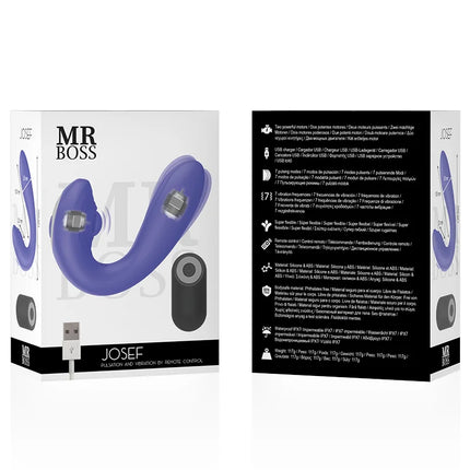 MR BOSS - JOSEF PULSATIONS- & VIBRATIONSFERNBEDIENUNG FÜR PAARE - Paar-Vibrator