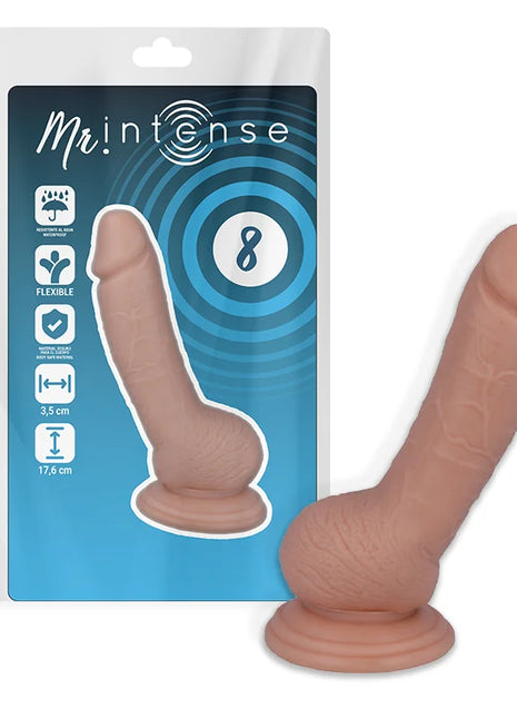 MR INTENSE - 8 REALISTIC PENIS 17.6 CM -O- 3.5 CM
