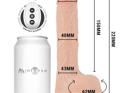 MR INTENSE - BROSNAN REALISTISCHES MULTIFUNKTIONSGERÄT MIT VIBRATION AUF- UND AB-FERNBEDIENUNG 22 CM - ODER - 4 CM