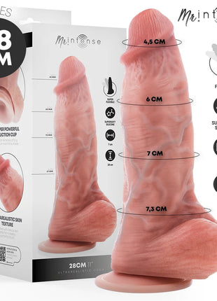 MR INTENSE - EXTRABIG SPENCER SILIKONDILDO 28 CM -Ø- 7,3 CM