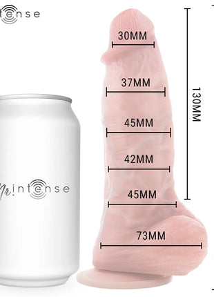 MR INTENSE - KLEINER SPENCER SILIKONDILDO 19 CM -Ø- 4,5 CM