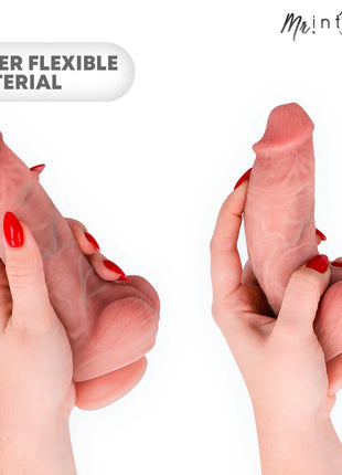 MR INTENSE - KLEINER SPENCER SILIKONDILDO 19 CM -Ø- 4,5 CM