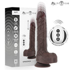 MR INTENSE – MATT REALISTISCHES MULTIFUNKTIONS-MOTOR MIT VIBRATION AUF- UND AB-FERNBEDIENUNG 22 CM – O – 4 CM