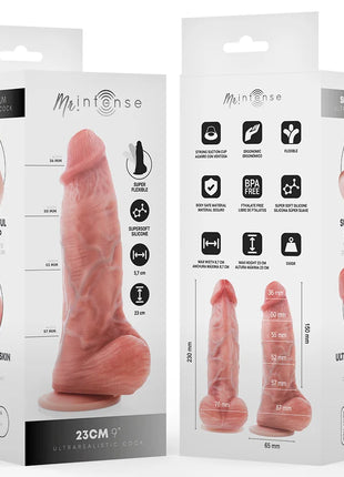 MR INTENSE - MITTLERER SPENCER SILIKONDILDO 23 CM -Ø- 5,7 CM