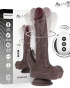 MR INTENSE – REALISTISCHER MULTIFUNKTIONS-MORGAN MIT VIBRATION UND AUF- UND AB-FERNBEDIENUNG 23 CM – O – 3,5 CM