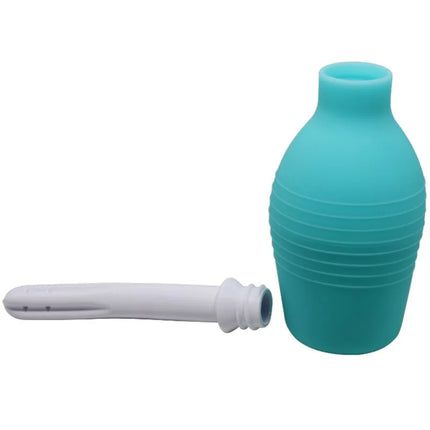 MR PLAY - ANAL-BIRNE-BLAUE GUMMI-DUSCHE - Analdusche
