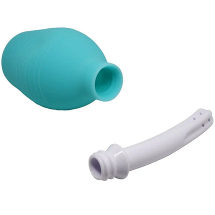 MR PLAY - ANAL-BIRNE-BLAUE GUMMI-DUSCHE - Analdusche