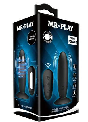 MR PLAY - ANALSTECKER MIT VIBRATION- MIT FERNBEDIENUNG - Analplug