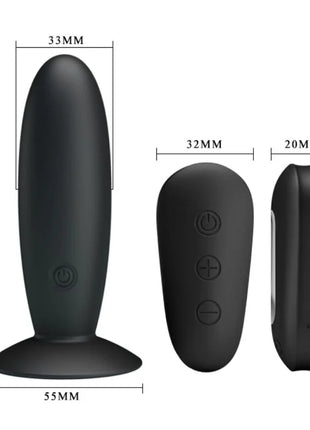 MR PLAY - ANALSTECKER MIT VIBRATION- MIT FERNBEDIENUNG - Analplug
