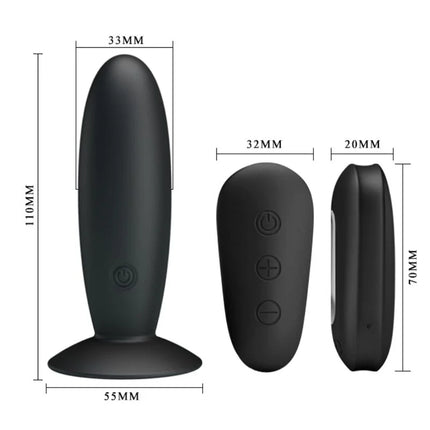 MR PLAY - ANALSTECKER MIT VIBRATION- MIT FERNBEDIENUNG - Analplug