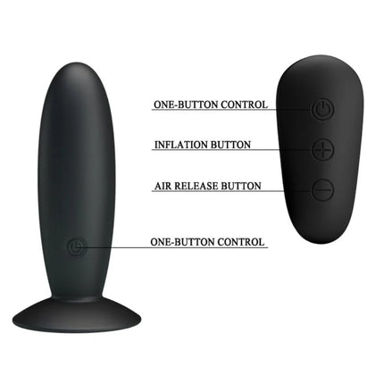 MR PLAY - ANALSTECKER MIT VIBRATION- MIT FERNBEDIENUNG - Analplug