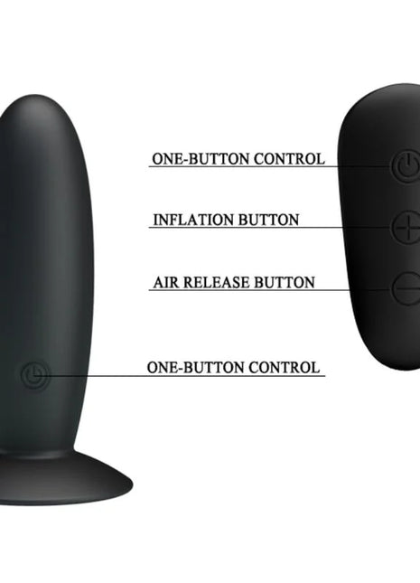 MR PLAY - ANALSTECKER MIT VIBRATION- MIT FERNBEDIENUNG - Analplug
