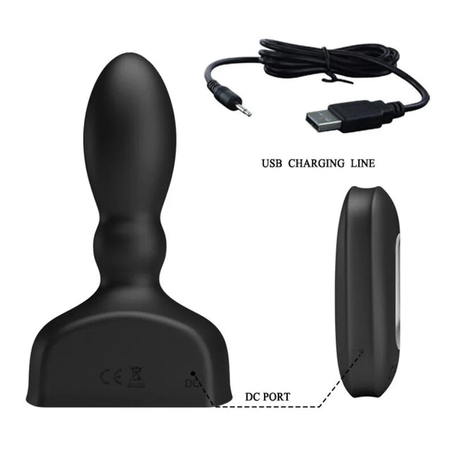 MR PLAY - AUFBLASBARER ANALSTECKER MIT FERNBEDIENUNG - Aufblasbar