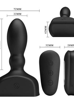 MR PLAY - AUFBLASBARER ANALSTECKER MIT FERNBEDIENUNG - Aufblasbar