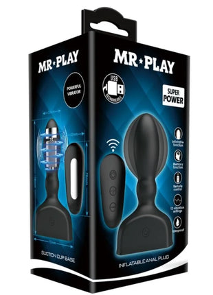MR PLAY - AUFBLASBARER ANALSTECKER MIT FERNBEDIENUNG - Aufblasbar
