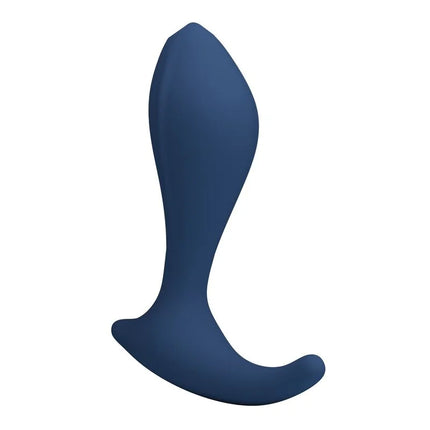 Blauer prostata-massager von mr play aus silikon mit ergonomischen konturen für präzise stimulation