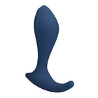 Blauer prostata-massager von mr play aus silikon mit ergonomischen konturen für präzise stimulation