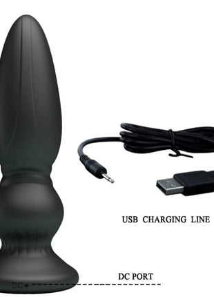 MR PLAY - LEISTUNGSSTARKER VIBRATOR MIT FERNBEDIENUNG ANALSTECKER - Analplug