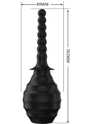 MR PLAY - LEISTUNGSSTARKER VIBRATOR MIT FERNBEDIENUNG ANALSTECKER SCHWARZ - Analdusche