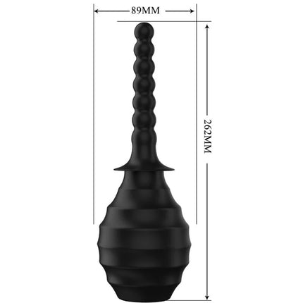 MR PLAY - LEISTUNGSSTARKER VIBRATOR MIT FERNBEDIENUNG ANALSTECKER SCHWARZ - Analdusche
