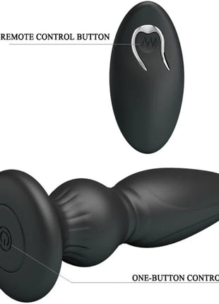 MR PLAY - LEISTUNGSSTARKER VIBRATOR MIT FERNBEDIENUNG ANALSTECKER - Analplug