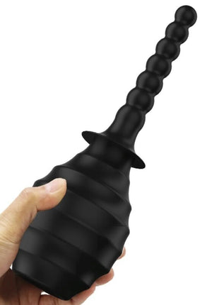 MR PLAY - LEISTUNGSSTARKER VIBRATOR MIT FERNBEDIENUNG ANALSTECKER SCHWARZ - Analdusche