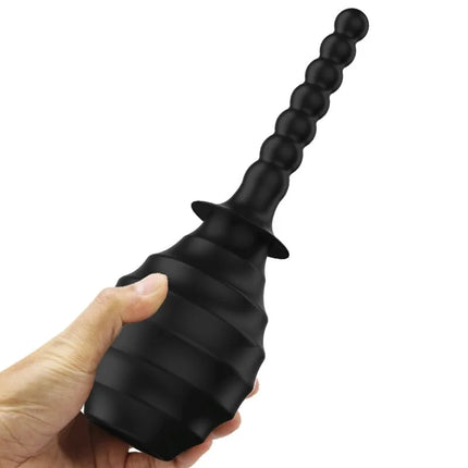 MR PLAY - LEISTUNGSSTARKER VIBRATOR MIT FERNBEDIENUNG ANALSTECKER SCHWARZ - Analdusche