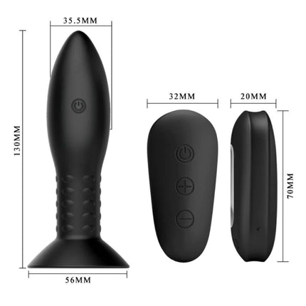 MR PLAY - ROTIERENDENE BÄLLE - MIT FERNBEDIENUNG - Anal-Vibratoren
