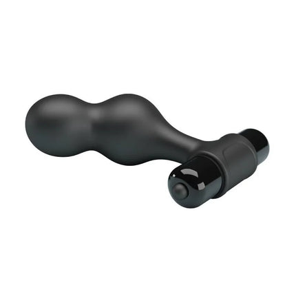 MR PLAY - SCHWARZER SILIKON-VIBRATOR-ANALSTECKER - Analplug