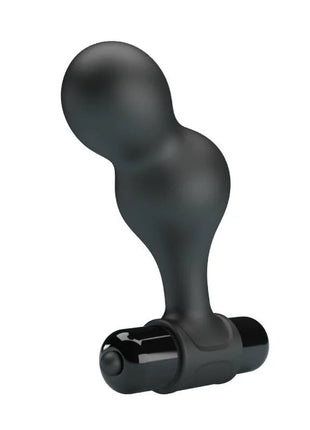 MR PLAY - SCHWARZER SILIKON-VIBRATOR-ANALSTECKER - Analplug