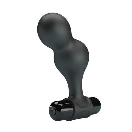 MR PLAY - SCHWARZER SILIKON-VIBRATOR-ANALSTECKER - Analplug