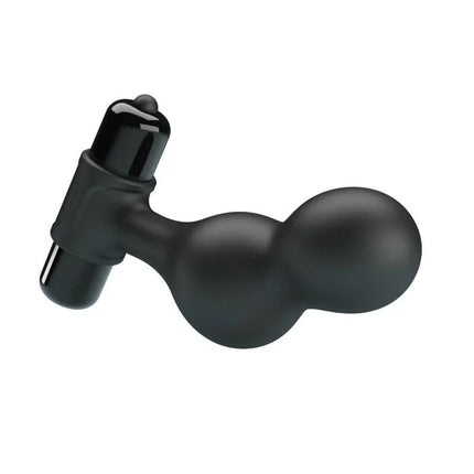 MR PLAY - SCHWARZER SILIKON-VIBRATOR-ANALSTECKER - Analplug