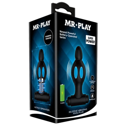 MR PLAY - SILIKON ANALSPLUG MIT VIBRATION - Analplug