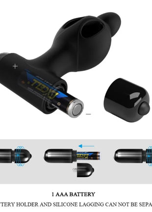 MR PLAY - SILIKON ANALSPLUG MIT VIBRATION - Analplug