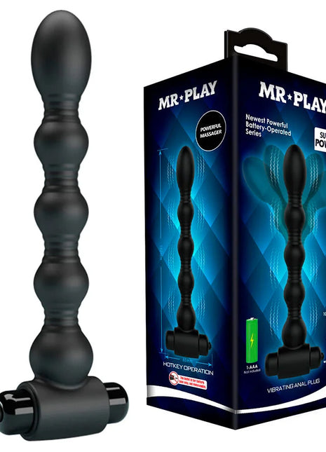 MR PLAY - VIBRIERENDER ANALPLUG-MASSAGER