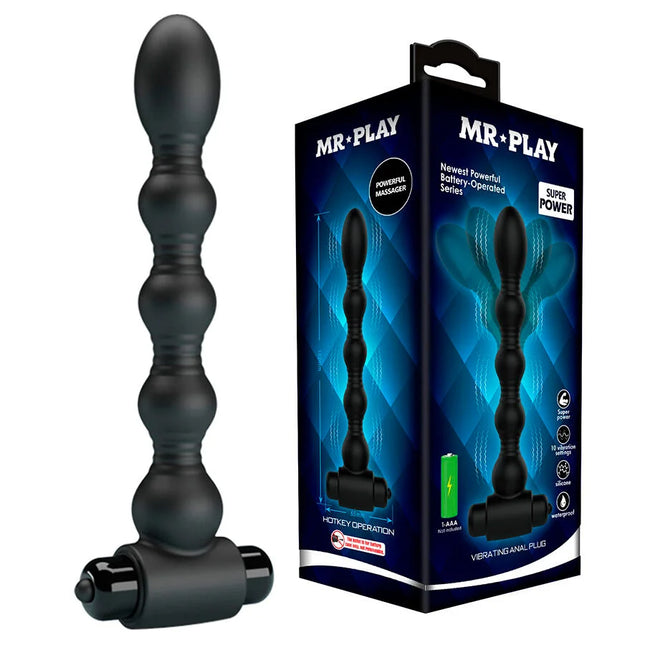 MR PLAY - VIBRIERENDER ANALPLUG-MASSAGER