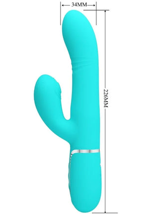MULTIFUNKTIONS-G-SPOT-VIBRATOR - AQUA - Rabbit-Vibratoren
