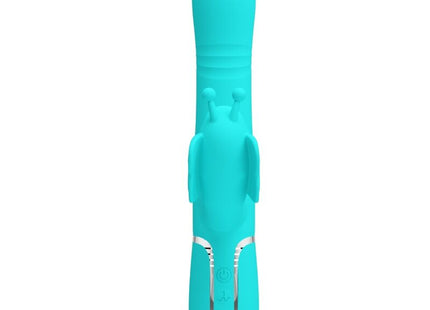 MULTIFUNKTIONS-RABBIT-VIBRATOR 4 IN 1 SCHMETTERLING - AQUAGRÜN - Rabbit-Vibratoren
