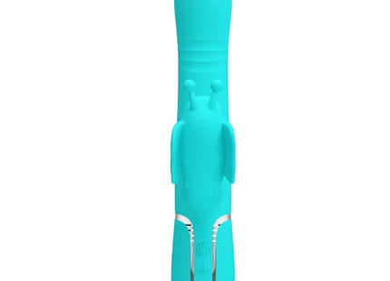 MULTIFUNKTIONS-RABBIT-VIBRATOR 4 IN 1 SCHMETTERLING - AQUAGRÜN - Rabbit-Vibratoren