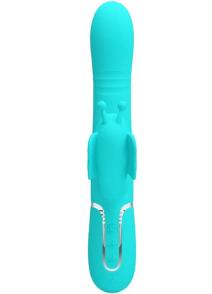 MULTIFUNKTIONS-RABBIT-VIBRATOR 4 IN 1 SCHMETTERLING - AQUAGRÜN - Rabbit-Vibratoren