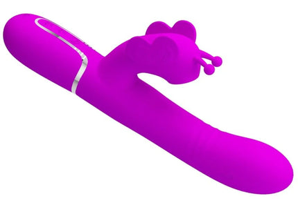 MULTIFUNKTIONS-RABBIT-VIBRATOR 4 IN 1 SCHMETTERLING - FUCHSIA - Rabbit-Vibratoren