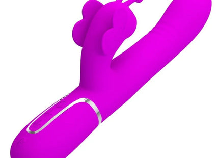 MULTIFUNKTIONS-RABBIT-VIBRATOR 4 IN 1 SCHMETTERLING - FUCHSIA - Rabbit-Vibratoren