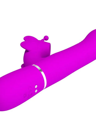 MULTIFUNKTIONS-RABBIT-VIBRATOR 4 IN 1 SCHMETTERLING - FUCHSIA - Rabbit-Vibratoren