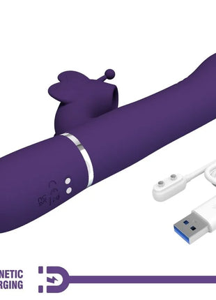 MULTIFUNKTIONS RABBIT-VIBRATOR 4 IN 1 SCHMETTERLING - Rabbit-Vibratoren
