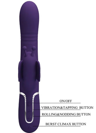 MULTIFUNKTIONS RABBIT-VIBRATOR 4 IN 1 SCHMETTERLING - Rabbit-Vibratoren