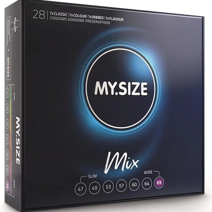 MY SIZE – Mix Kondome XS bis XXXL (47–69 mm) 10/28 Stück - 28 / XXXL - Kondome