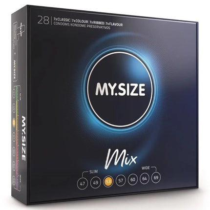 MY SIZE – Mix Kondome XS bis XXXL (47–69 mm) 10/28 Stück - 28 / M - Kondome