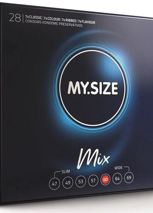 MY SIZE – Mix Kondome XS bis XXXL (47–69 mm) 10/28 Stück - 28 / XL - Kondome